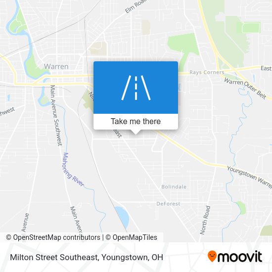 Milton Street Southeast map