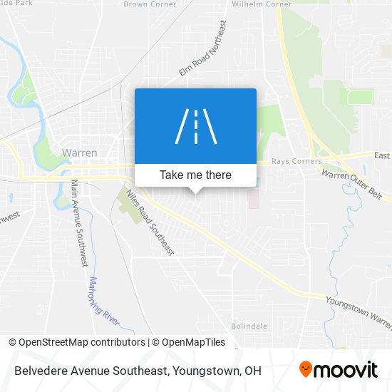 Mapa de Belvedere Avenue Southeast