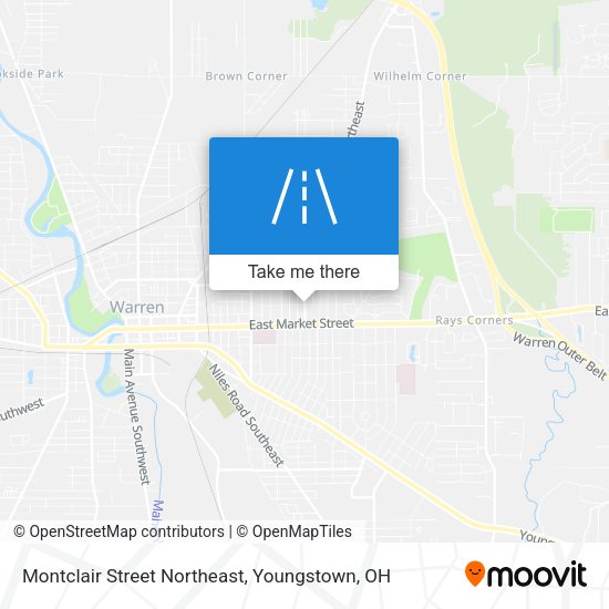 Montclair Street Northeast map