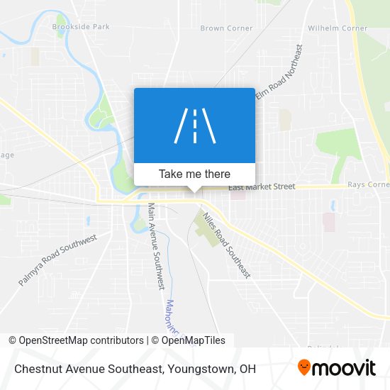 Chestnut Avenue Southeast map
