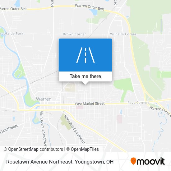 Mapa de Roselawn Avenue Northeast