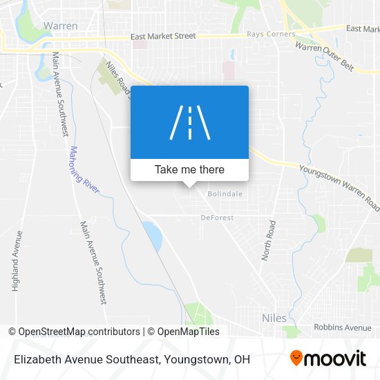 Mapa de Elizabeth Avenue Southeast