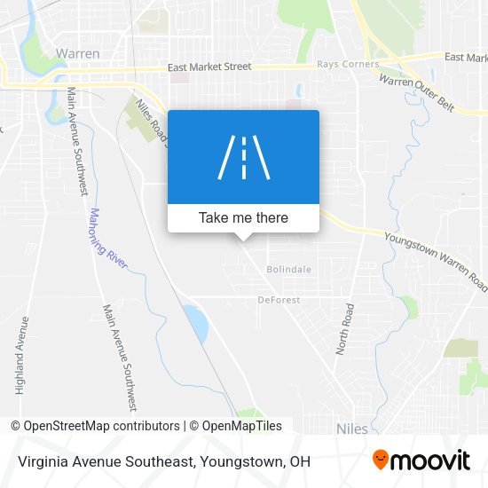 Virginia Avenue Southeast map