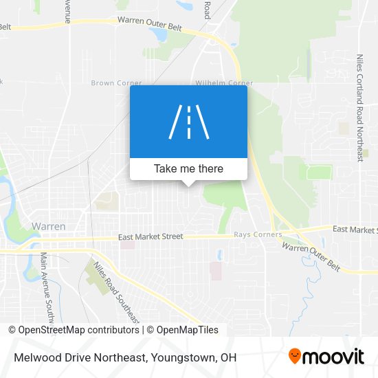 Mapa de Melwood Drive Northeast