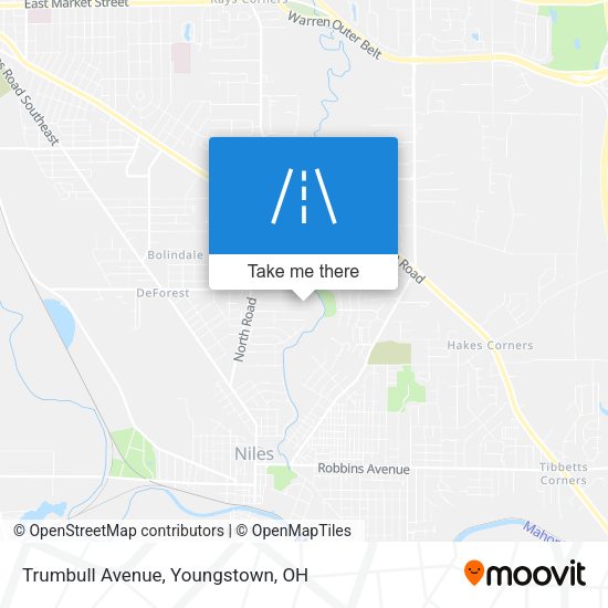 Mapa de Trumbull Avenue
