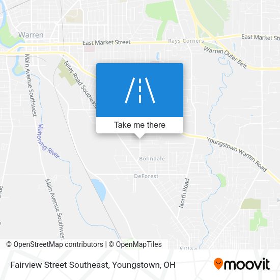 Mapa de Fairview Street Southeast