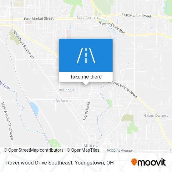 Mapa de Ravenwood Drive Southeast