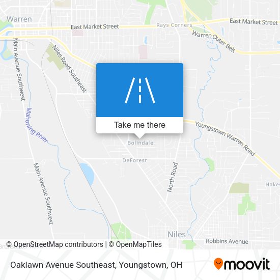 Mapa de Oaklawn Avenue Southeast