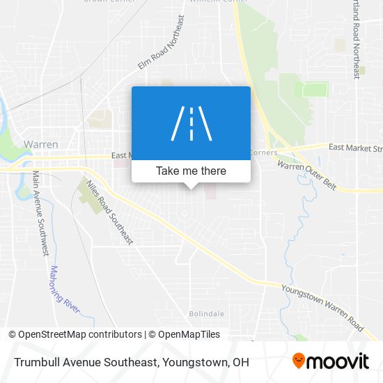 Trumbull Avenue Southeast map