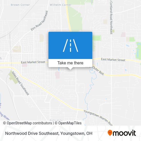 Northwood Drive Southeast map
