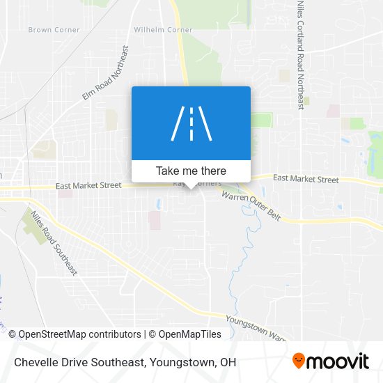Chevelle Drive Southeast map