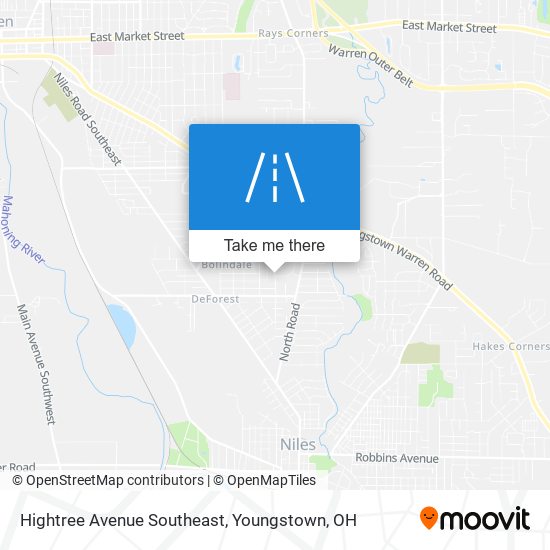 Mapa de Hightree Avenue Southeast