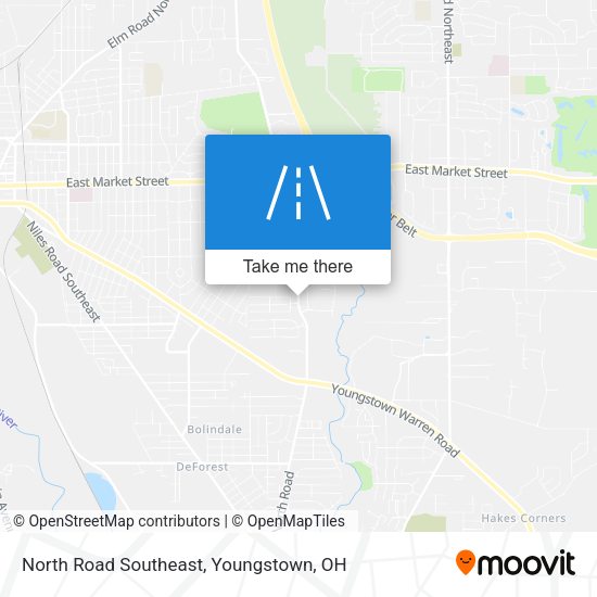 North Road Southeast map