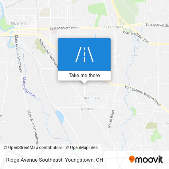 Mapa de Ridge Avenue Southeast