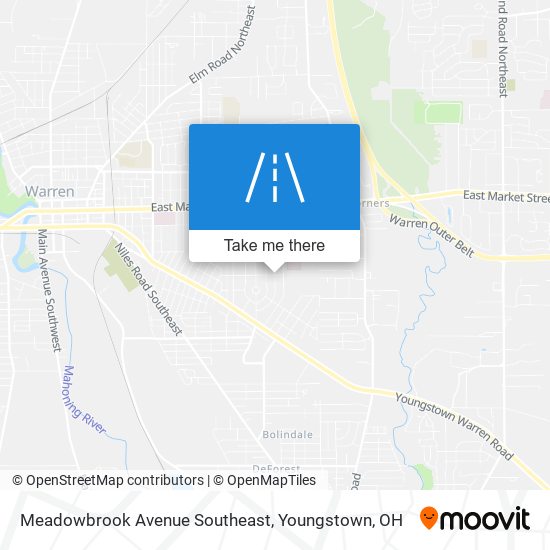 Mapa de Meadowbrook Avenue Southeast