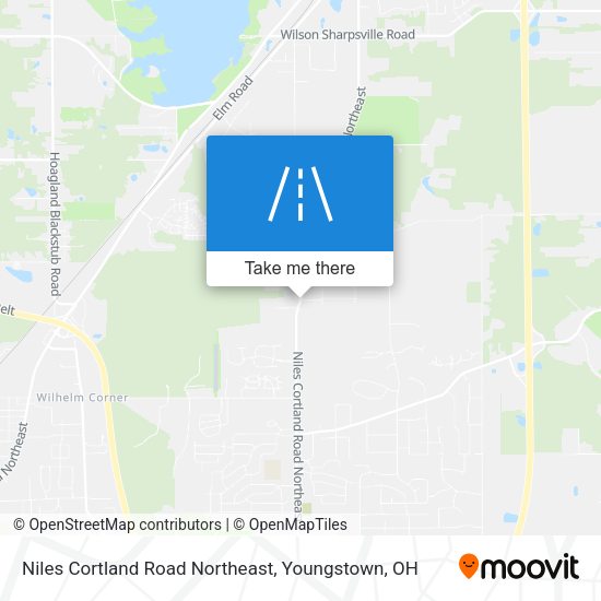 Mapa de Niles Cortland Road Northeast
