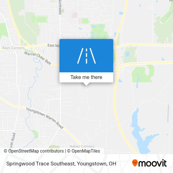 Springwood Trace Southeast map