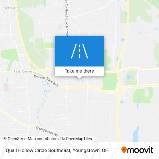 Quail Hollow Circle Southeast map