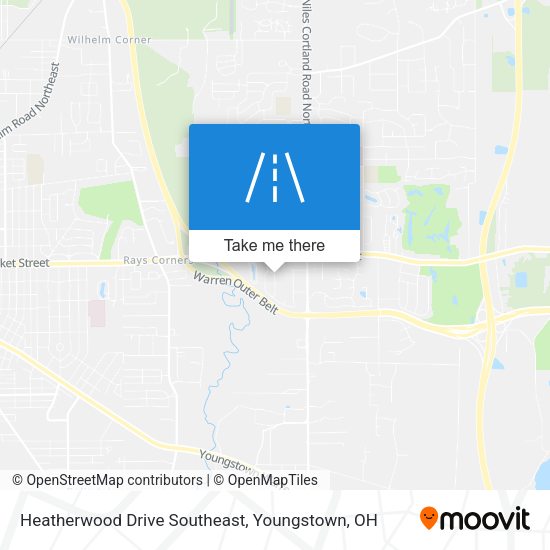 Heatherwood Drive Southeast map