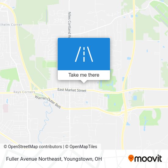 Fuller Avenue Northeast map