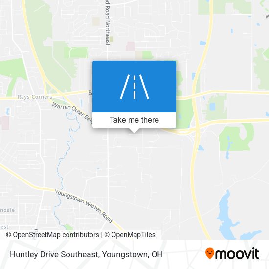 Mapa de Huntley Drive Southeast