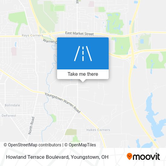 Mapa de Howland Terrace Boulevard