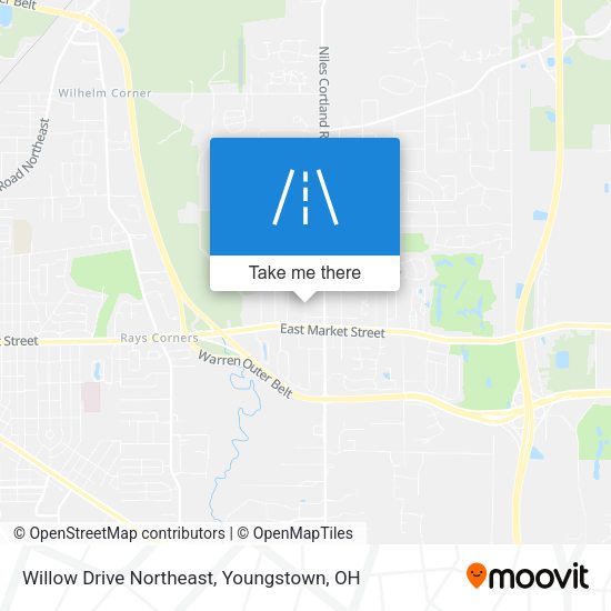 Mapa de Willow Drive Northeast