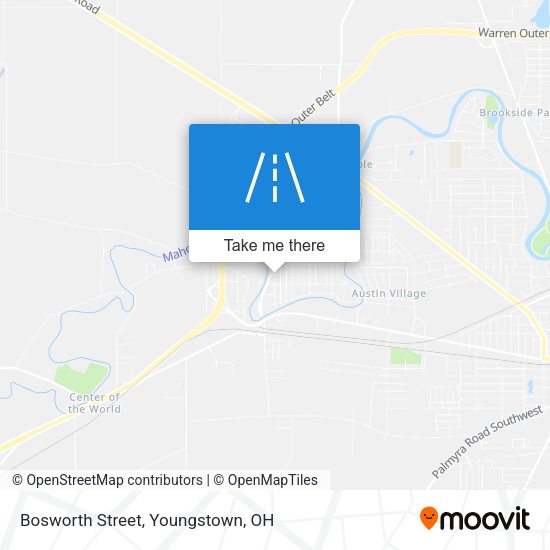 Mapa de Bosworth Street