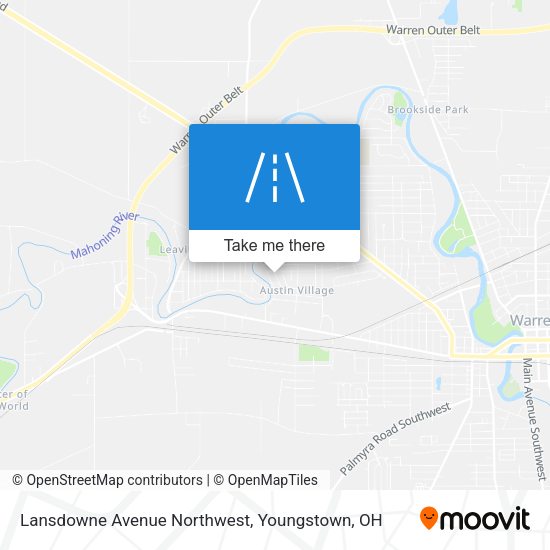 Lansdowne Avenue Northwest map