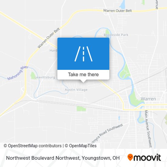 Northwest Boulevard Northwest map