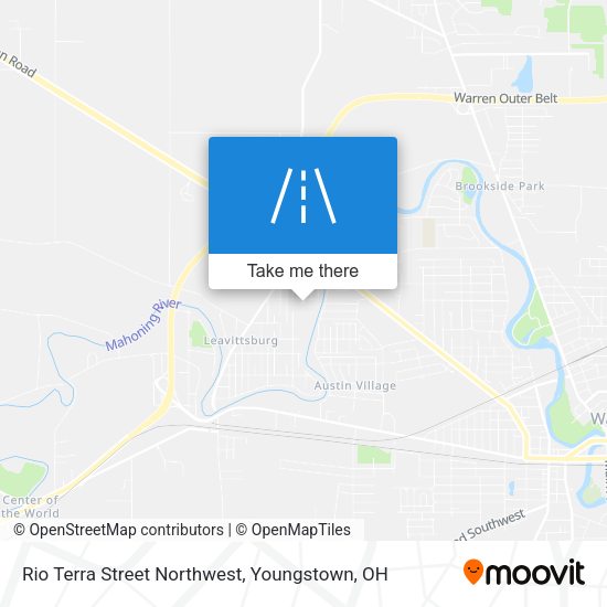 Rio Terra Street Northwest map