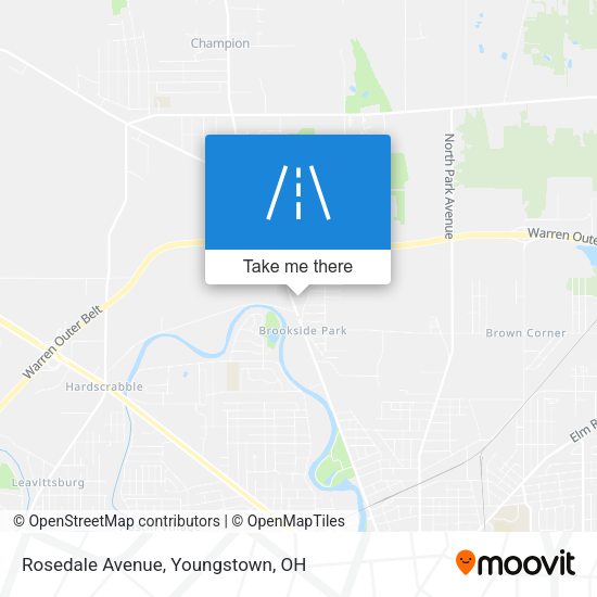 Rosedale Avenue map