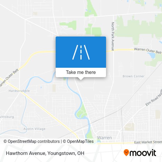 Mapa de Hawthorn Avenue