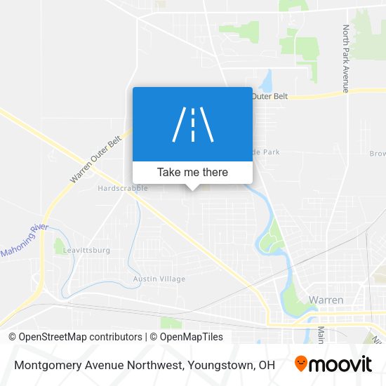 Montgomery Avenue Northwest map
