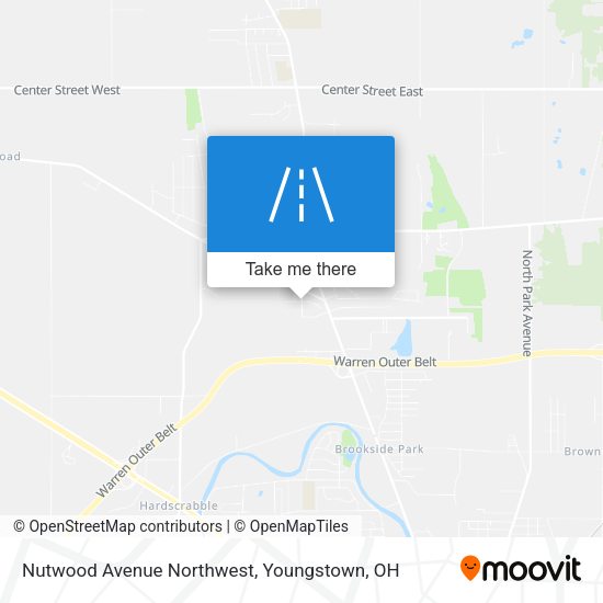 Nutwood Avenue Northwest map