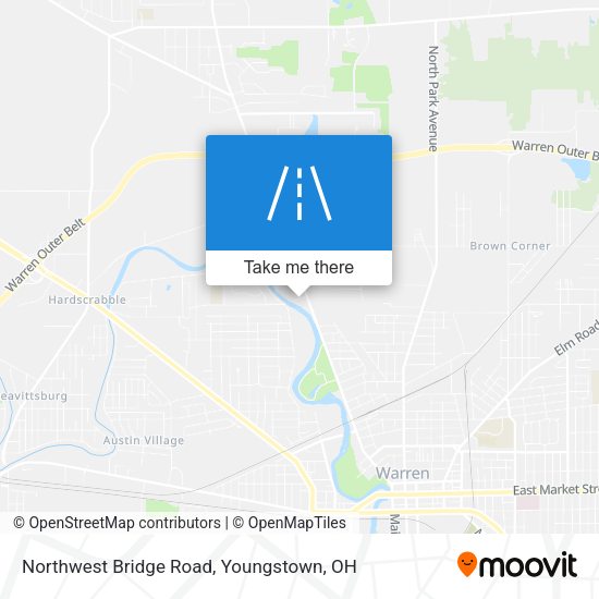 Northwest Bridge Road map