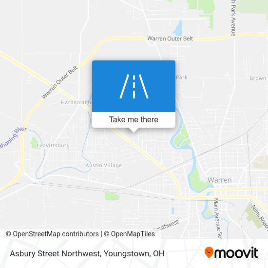 Asbury Street Northwest map