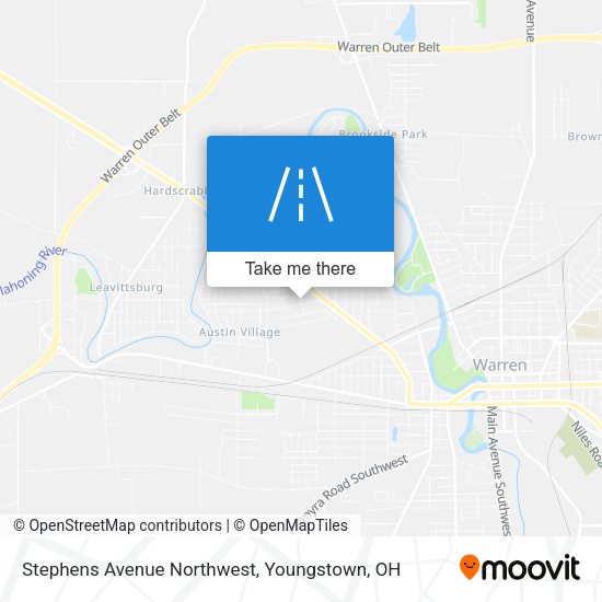 Stephens Avenue Northwest map