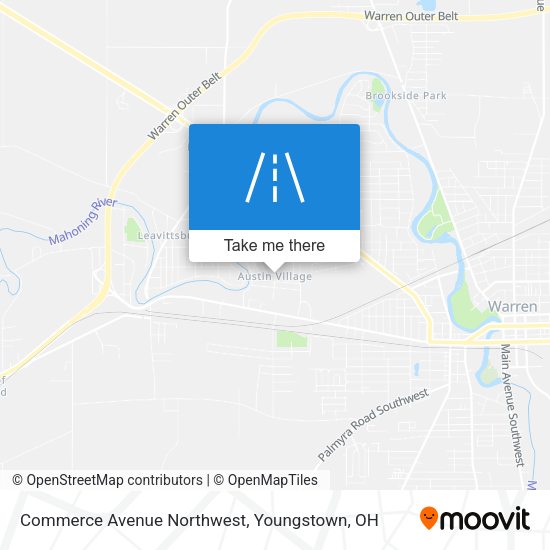 Commerce Avenue Northwest map