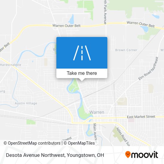 Desota Avenue Northwest map