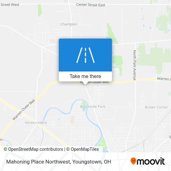 Mahoning Place Northwest map