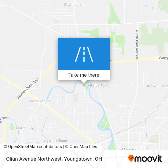 Olian Avenue Northwest map