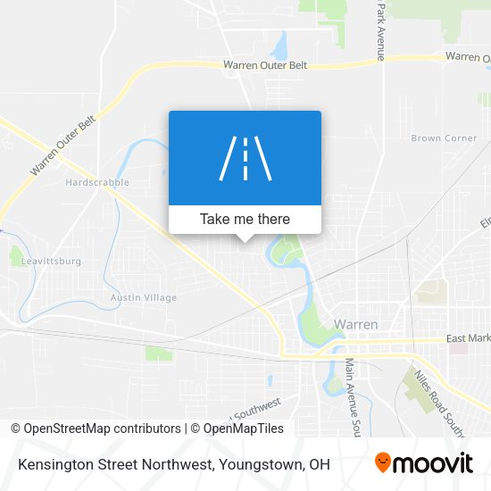 Mapa de Kensington Street Northwest
