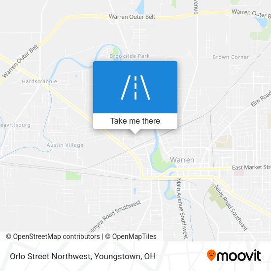 Mapa de Orlo Street Northwest