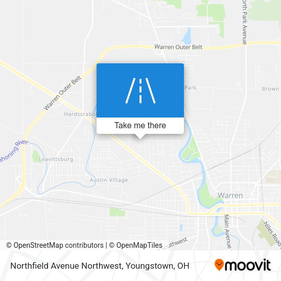 Mapa de Northfield Avenue Northwest