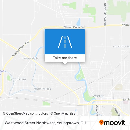 Westwood Street Northwest map