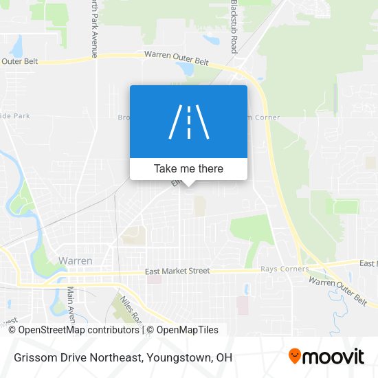 Grissom Drive Northeast map
