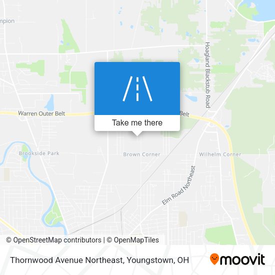 Thornwood Avenue Northeast map