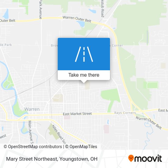 Mary Street Northeast map