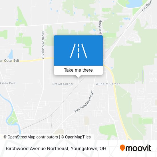 Birchwood Avenue Northeast map